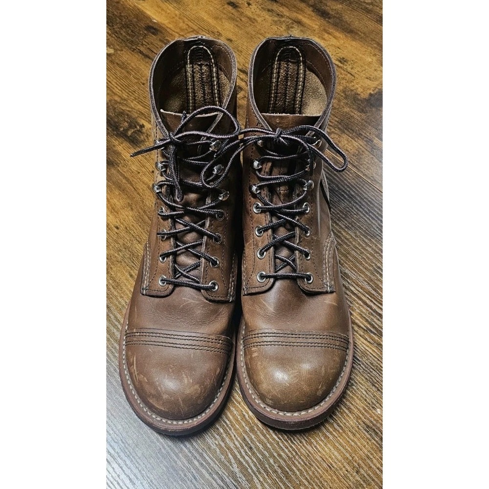 Red Wing Leather Boots US 8 D Men's Brown 8111 Iron Ranger